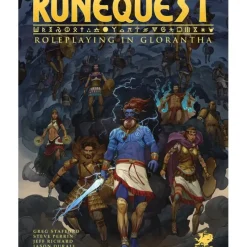 Role-playing Game<RuneQuest RPG: Roleplaying in Glorantha Rulebook (Hardcover) CHA 4028-H - Miniature Marvels: Airplane Models & Painted Dice