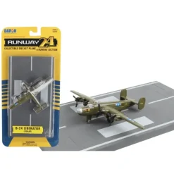 Airplane Model<Runway24 B-24 Liberator Olive - Miniature Marvels: Airplane Models & Painted Dice