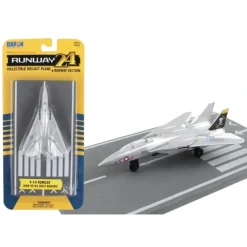 Airplane Model*Runway24 F-14 Jolly Rogers - Miniature Marvels: Airplane Models & Painted Dice