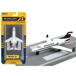 Airplane Model<Runway24 Private Jet - Miniature Marvels: Airplane Models & Painted Dice