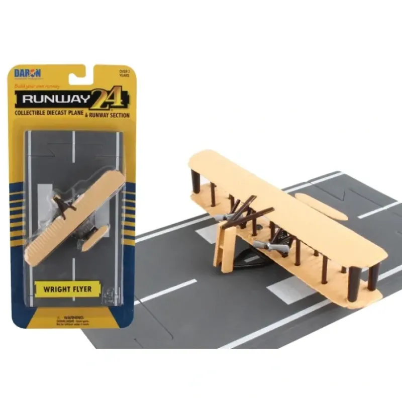 Airplane Model<Runway24 Wright Flyer - Miniature Marvels: Airplane Models & Painted Dice