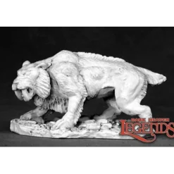 Miniature<Sabertooth Tiger: Dark Heaven Legends RPR 02480 - Miniature Marvels: Airplane Models & Painted Dice