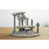 Miniature<Sacrificial Altar - Miniature Marvels: Airplane Models & Painted Dice