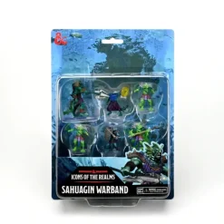 Miniature<Sahuagin Warband: D&D Icons of the Realms WZK 96112 - Miniature Marvels: Airplane Models & Painted Dice