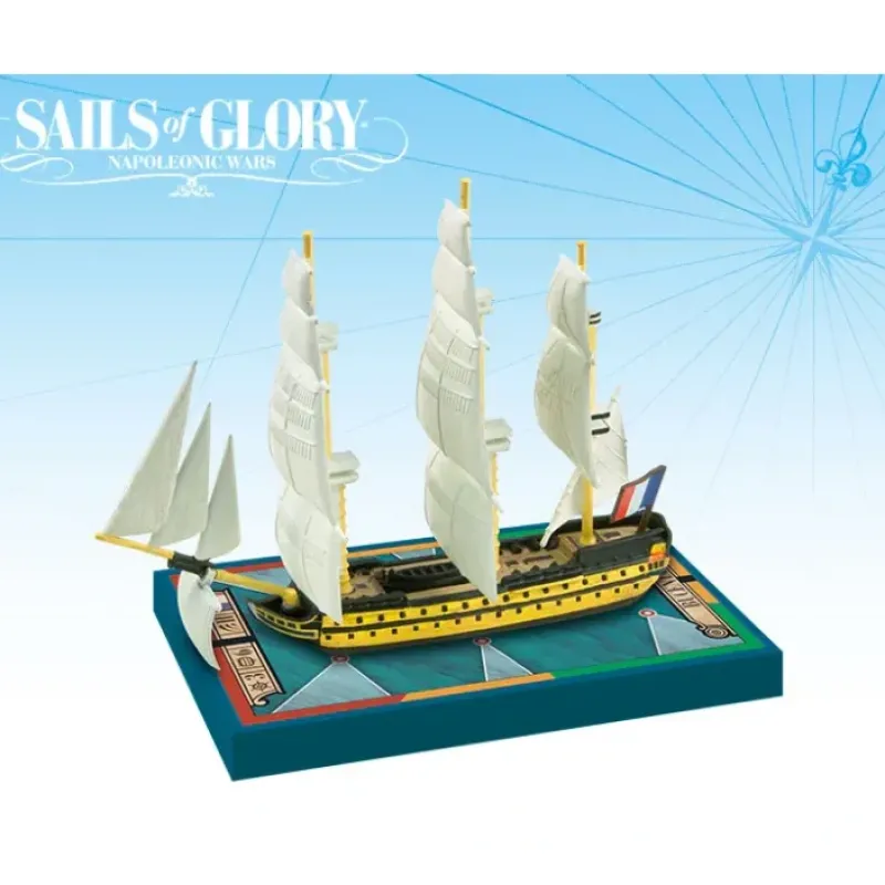 Board Game<Sails of Glory: Bucentaure 1803 / Robuste 1806 AGS SGN115A - Miniature Marvels: Airplane Models & Painted Dice