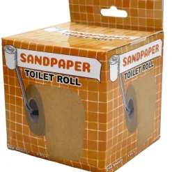 Egpull<SANDPAPER Toilet Paper Roll - Funny Novelty GaG Bathroom Party Joke - Miniature Marvels: Airplane Models & Painted Dice