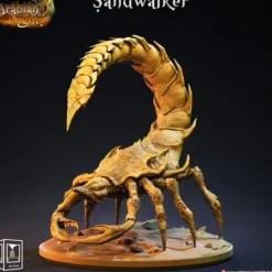 Miniature<Sandwalker - Miniature Marvels: Airplane Models & Painted Dice