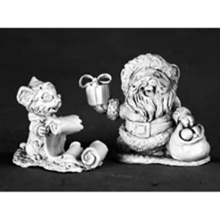 Miniature<Santa Mousling and Helper: Dark Heaven Legends RPR 03543 - Miniature Marvels: Airplane Models & Painted Dice