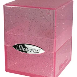 Accessories<Satin Cube: Glitter Pink - Miniature Marvels: Airplane Models & Painted Dice