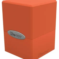 Accessories<Satin Cube: Pumpkin Orange - Miniature Marvels: Airplane Models & Painted Dice