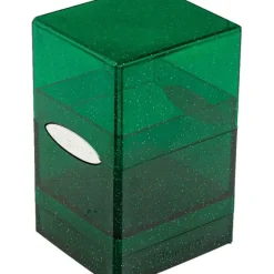 Accessories<Satin Tower: Glitter Green - Miniature Marvels: Airplane Models & Painted Dice
