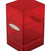 Accessories<Satin Tower: Glitter Red - Miniature Marvels: Airplane Models & Painted Dice
