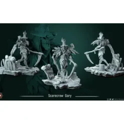Miniature<Scarecrow Gary - Miniature Marvels: Airplane Models & Painted Dice