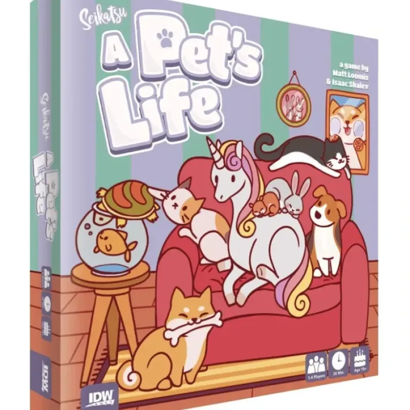 Board Game<Seikatsu: A Pet's Life IDW 01827 - Miniature Marvels: Airplane Models & Painted Dice