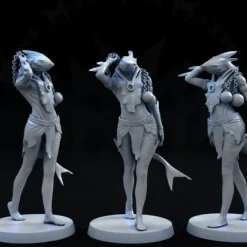 Miniature<Sekolin Female - Miniature Marvels: Airplane Models & Painted Dice