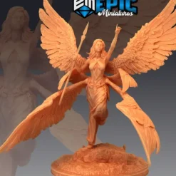 Miniature<Seraphim Angel Rising - Miniature Marvels: Airplane Models & Painted Dice