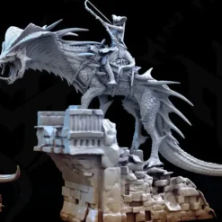 Miniature<Serpent Hound - Miniature Marvels: Airplane Models & Painted Dice