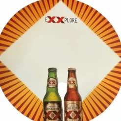 Egpull<SET OF 2 Dos Equis Beer Bottle Posters Bar Pub Mancave Signs - New - Miniature Marvels: Airplane Models & Painted Dice