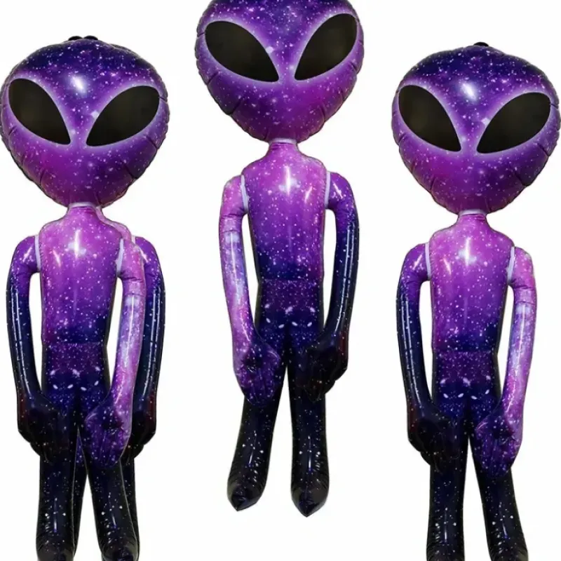 Egpull<Set of 3 Galaxy Space Alien 36" Inflate - Inflatable 3 Feet Blow Up Prop UFO Child Party Decorations - Miniature Marvels: Airplane Models & Painted Dice