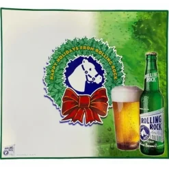 Egpull<SET OF 2 Rolling Rock Pint Beer Bottle Posters Bar Pub Mancave Print Signs - Miniature Marvels: Airplane Models & Painted Dice