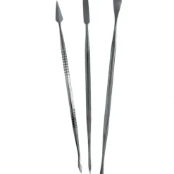 Accessories<Set of 3 Stainless Steel Carvers - Miniature Marvels: Airplane Models & Painted Dice
