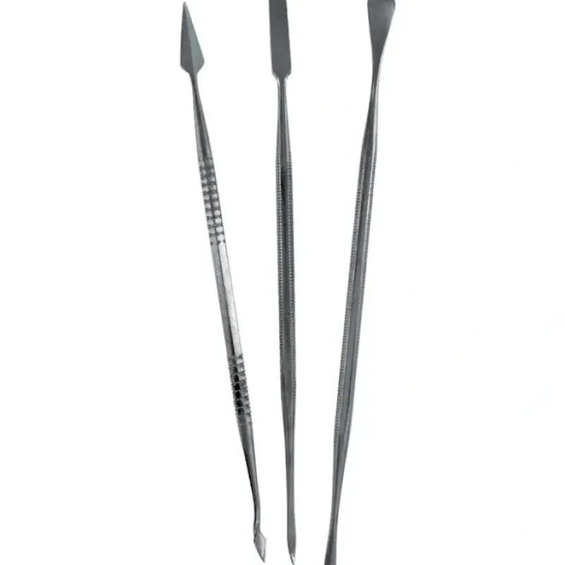 Accessories<Set of 3 Stainless Steel Carvers - Miniature Marvels: Airplane Models & Painted Dice