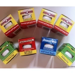 Egpull<(Set of 8) Trick Prank Golf Balls ~ 4 Exploding, 2 Wobble, 1 Mist, 1 Streamer - Miniature Marvels: Airplane Models & Painted Dice