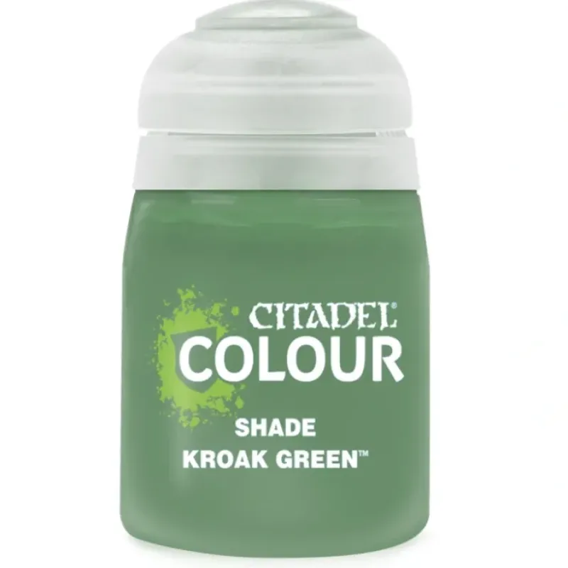 Paint<SHADE: KROAK GREEN (18ML) - Miniature Marvels: Airplane Models & Painted Dice