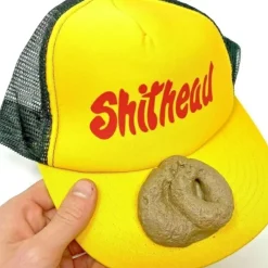 Egpull<S#*HEAD POOP HAT Baseball Fake Rubber Crap Cap Poo Dog Trucker Mesh GaG Gift - Miniature Marvels: Airplane Models & Painted Dice