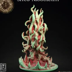 Miniature<Shub-Niggurath - Miniature Marvels: Airplane Models & Painted Dice