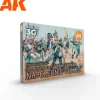 Paint<Signature Set: Historical Color Set - Napoleonic Colors by Gabriele Esposito LTG AK-11772 - Miniature Marvels: Airplane Models & Painted Dice