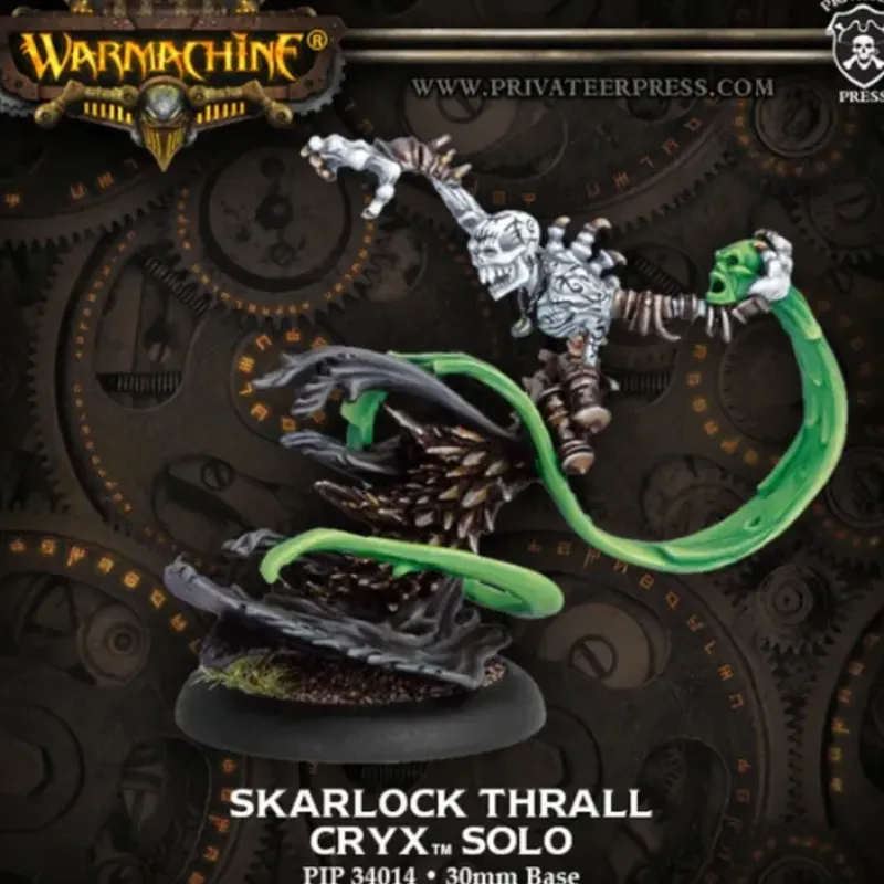Miniature<Skarlock Thrall: Cryx - Solo PIP 34014 - Miniature Marvels: Airplane Models & Painted Dice