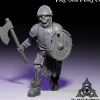 Miniature<Skeleton Axe And Shield - Miniature Marvels: Airplane Models & Painted Dice