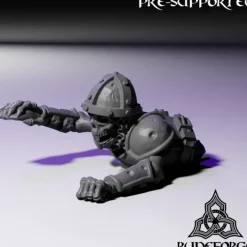 Miniature<Skeleton Crawling - Miniature Marvels: Airplane Models & Painted Dice