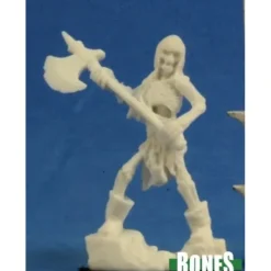 Miniature<Skeleton Guardian Axeman (3): Bones RPR 77241 - Miniature Marvels: Airplane Models & Painted Dice