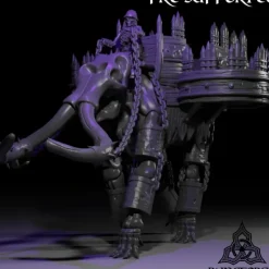 Miniature<Skeleton Mammoth - Miniature Marvels: Airplane Models & Painted Dice