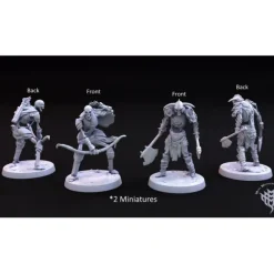 Miniature<Skeleton Soldiers Bundle - Miniature Marvels: Airplane Models & Painted Dice