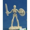 Miniature<Skeleton Warrior Sword (3): Bones RPR 77242 - Miniature Marvels: Airplane Models & Painted Dice