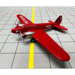 Airplane Model<Sky Classics 1:200 Boeing 247 PCA (Red) - Miniature Marvels: Airplane Models & Painted Dice