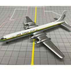 Airplane Model<Sky Classics 1:200 Canadair CL-44J "Aer Turas" - Miniature Marvels: Airplane Models & Painted Dice