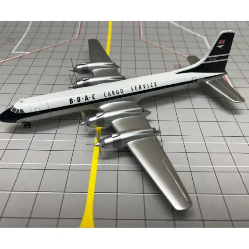 Airplane Model<Sky Classics 1:200 Canadair CL-44D BOAC - Miniature Marvels: Airplane Models & Painted Dice