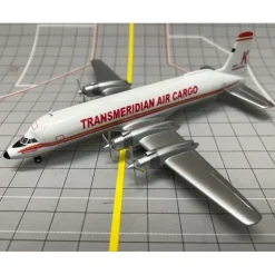 Airplane Model<Sky Classics 1:200 Canadair CL-44-0 "Transmeridien" - Miniature Marvels: Airplane Models & Painted Dice