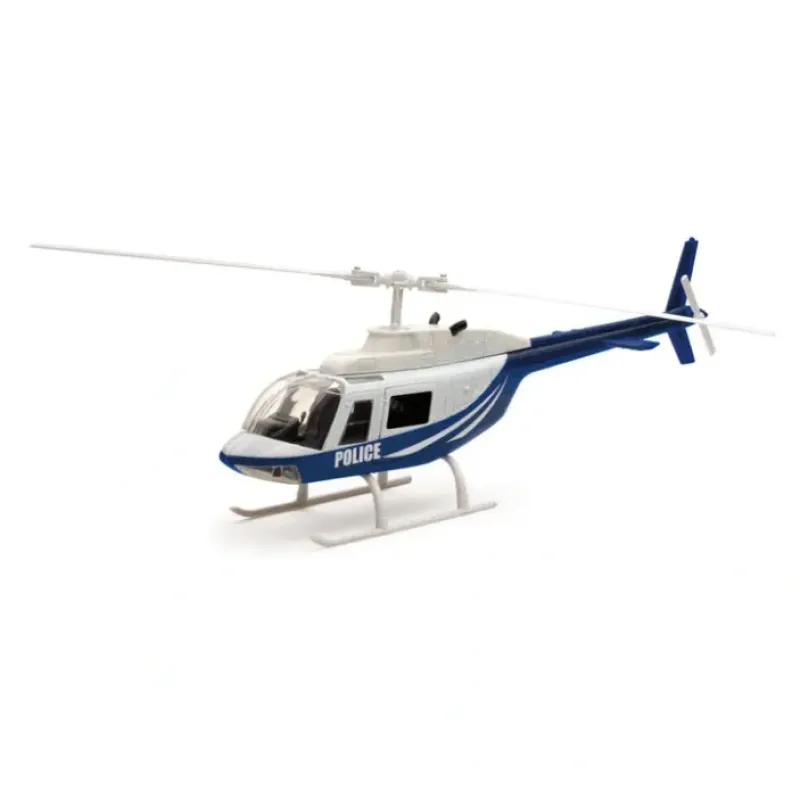 Airplane Model<Sky Pilot 1:34 Bell 206 Police - Miniature Marvels: Airplane Models & Painted Dice