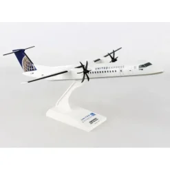 Airplane Model<SkyMarks 1:100 United Express Q-400 SKR797 - Miniature Marvels: Airplane Models & Painted Dice