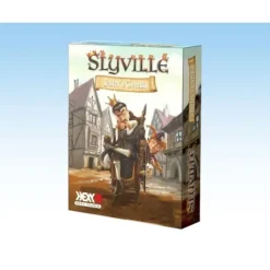 Board Game<Slyville: Jester`s Gambit Expansion AGS HEXY103 - Miniature Marvels: Airplane Models & Painted Dice