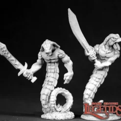 Miniature<Snakemen: Dark Heaven Legends RPR 02498 - Miniature Marvels: Airplane Models & Painted Dice