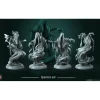 Miniature<Specters - Miniature Marvels: Airplane Models & Painted Dice