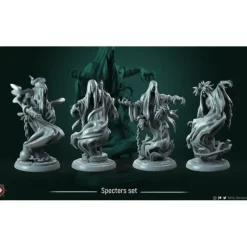 Miniature<Specters - Miniature Marvels: Airplane Models & Painted Dice