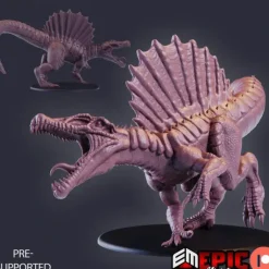 Miniature<Spinosaurus - Miniature Marvels: Airplane Models & Painted Dice
