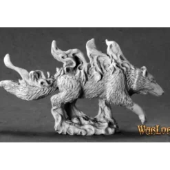Miniature<Spirit Wolf: Warlord RPR 14623 - Miniature Marvels: Airplane Models & Painted Dice